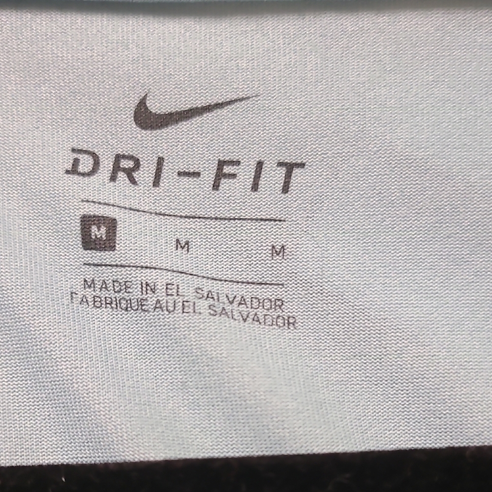 Nike Women's Sky Blue Dri-FIT Tee - Picture 5 of 5